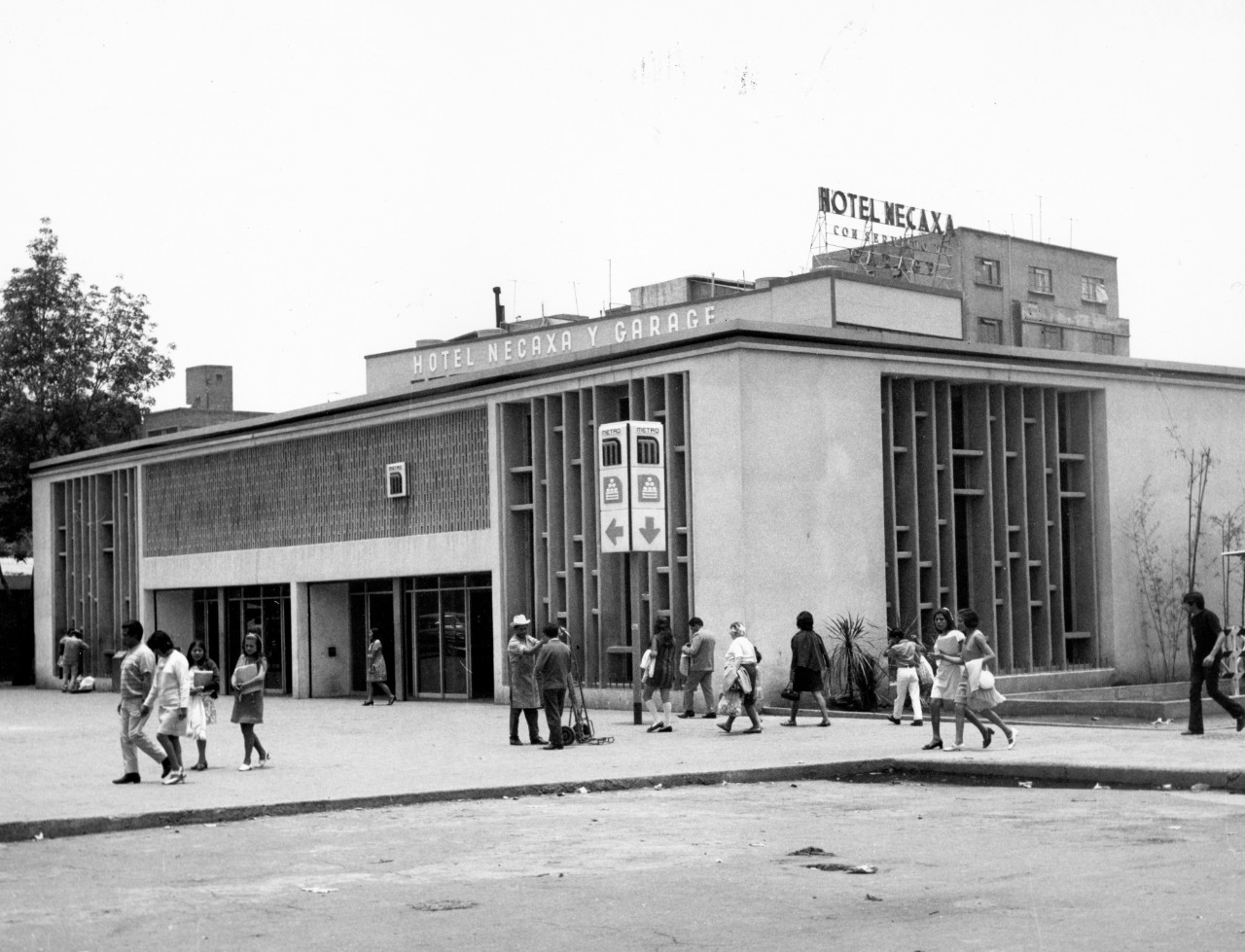 Así lucía la estación Merced de la Línea 1. Ésta fue inaugurada en 1969. Foto: STC Metro