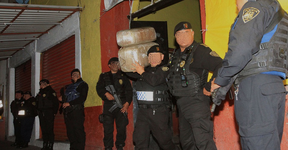 La policía le quita a la Unión Tepito 3.5 toneladas de mariguana