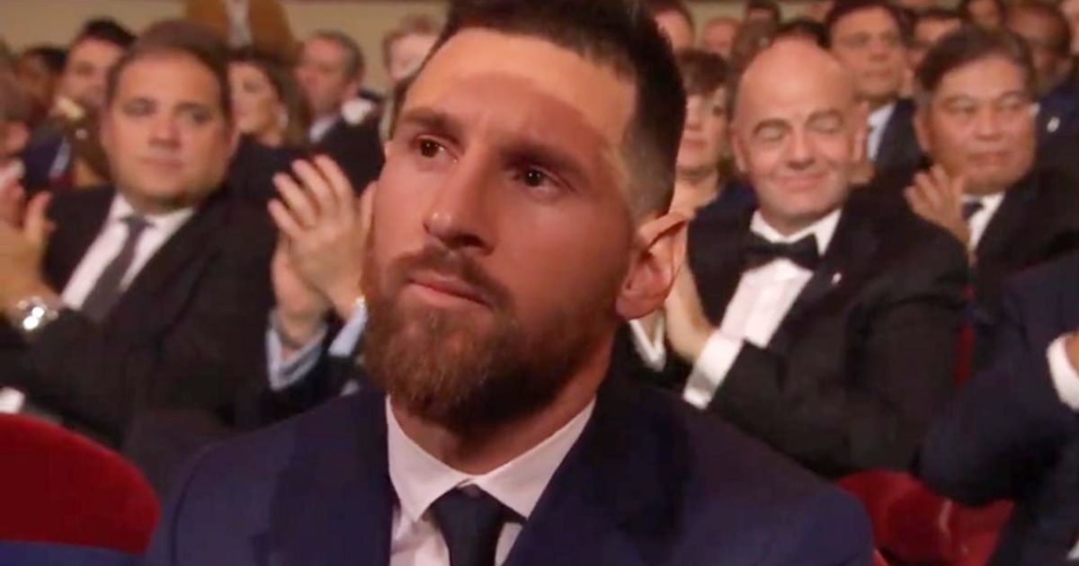 La reacción de Lionel Messi al no ganar el Premio Puskas en gala The Best