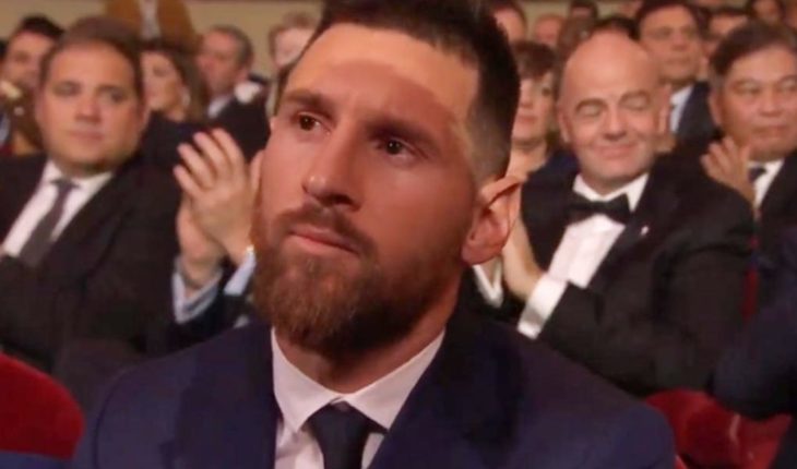 La reacción de Lionel Messi al no ganar el Premio Puskas en gala The Best