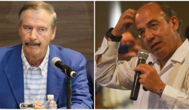 Los expresidentes Calderón y Fox critican ‘los vivas’ de AMLO