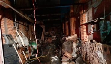 translated from Spanish: A house caught fire and mother and son die in Coeneo