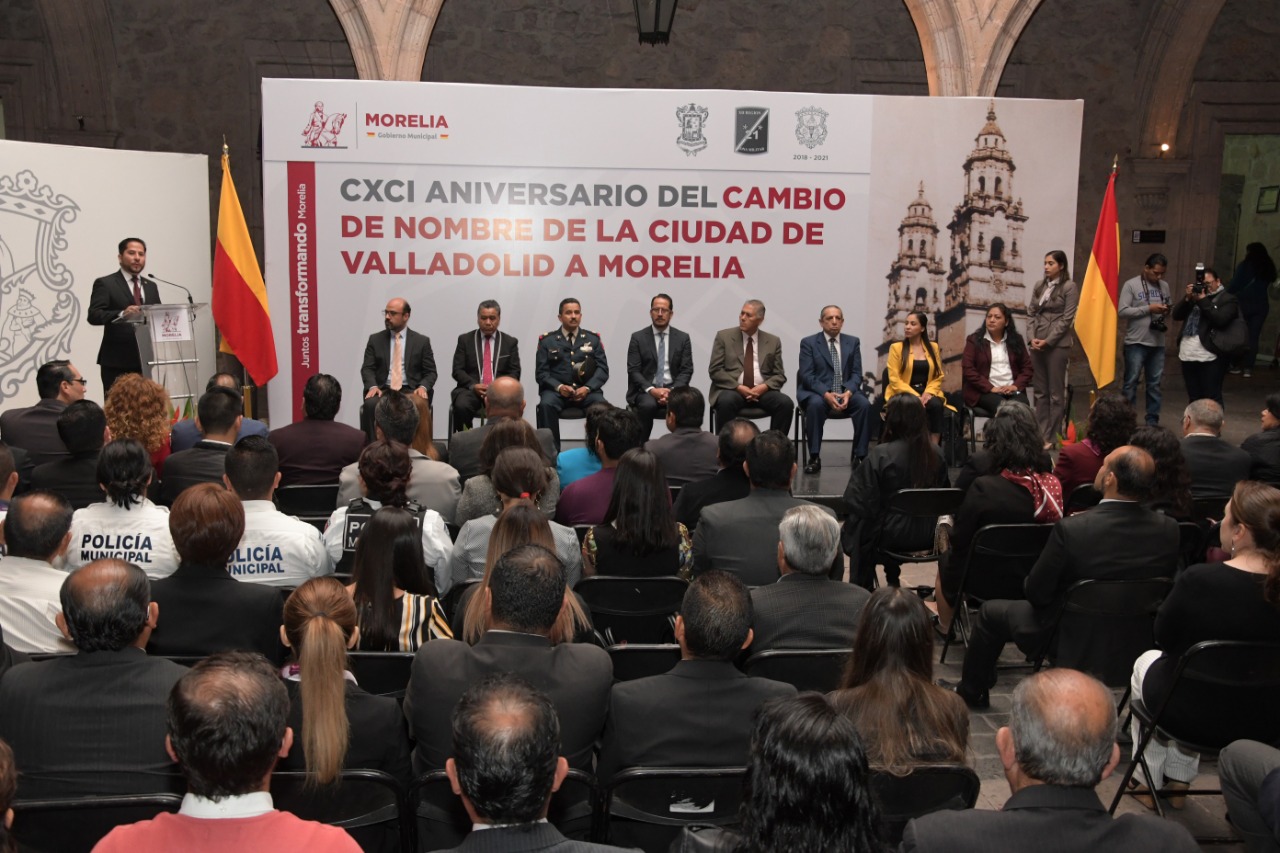 CXCI Anniversary of the name change of the city of Valladolid to Morelia