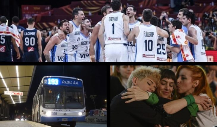 translated from Spanish: Epic and game: keys of Argentina in the Final of the World Basketball Championship, meeting by night collectives, new denunciation of Actresses Argentinas and more…