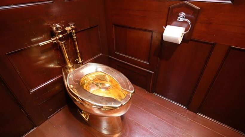 Gold toilet stolen valued at over a million euros