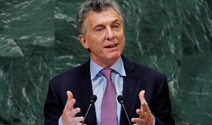 translated from Spanish: Mauricio Macri at the UN: I met the official agenda of the President