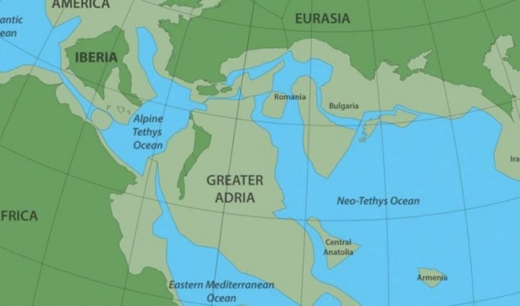 translated from Spanish: New continent discovered and called Great Adria