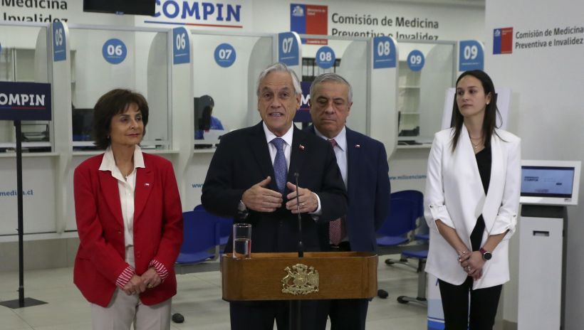President Piñera presented the new Compin office in Santiago