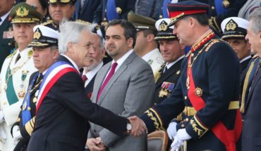 translated from Spanish: President Piñera after the Military Stop: “It has definitely been a very complex year for the Army”