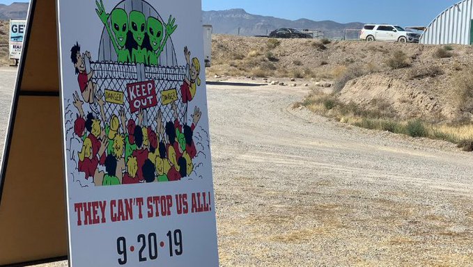 The day 'Storm Area 51' will be tomorrow and some people comment to be ready to enter
