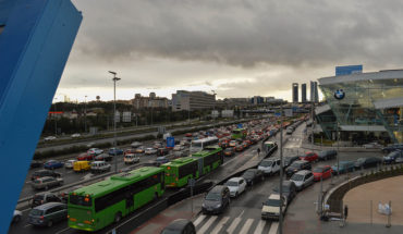 Tarde de tráfico en Madrid (España). Foto: Francisco Anzola (CC BY 2.0). Blog Elcano