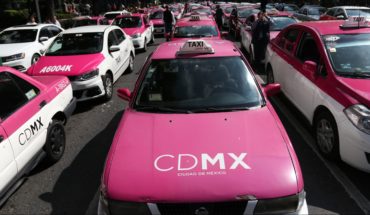 Lunes 21 de octubre nueva movilización de taxistas en CDMX