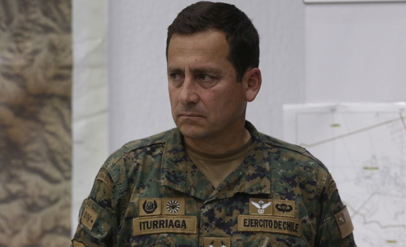 General Iturriaga called it "quiet" monday morning and said "I'm not at war with anyone".