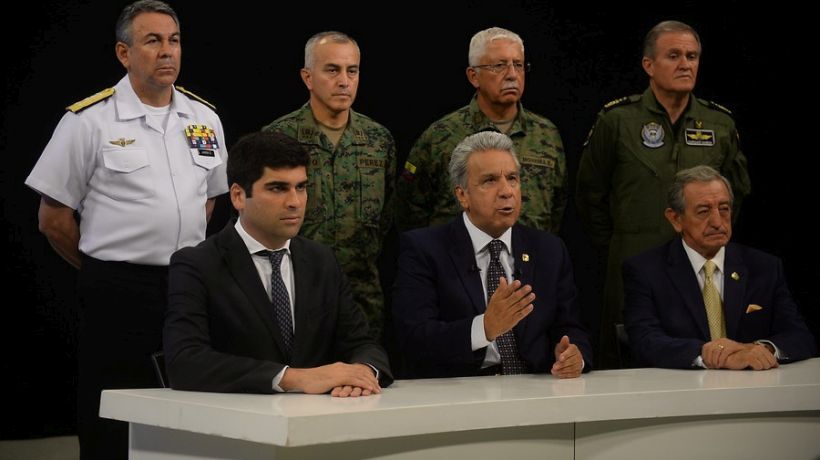Lenin Moreno took the government to Guayaquil and accused Correa and Maduro of "boosting a coup d'état"