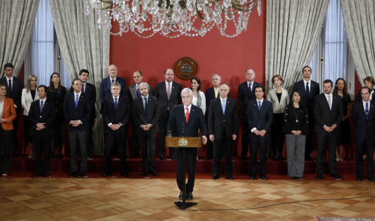 translated from Spanish: Piñera convened a cabinet council for the afternoon of this Wednesday