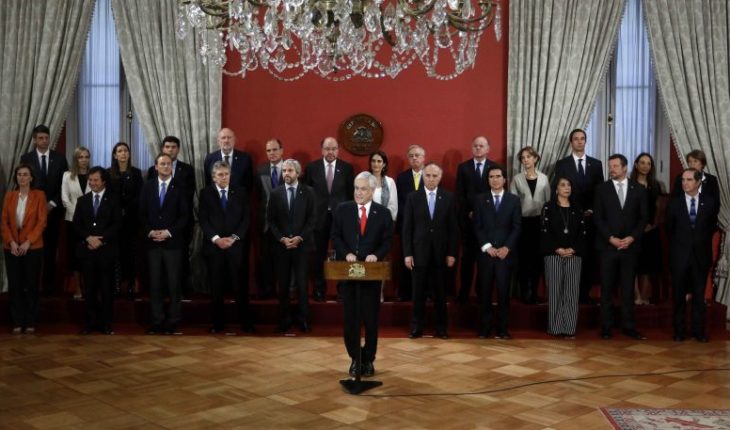 translated from Spanish: Sebastián Piñera after cabinet change: “We know that these measures do not solve all problems”