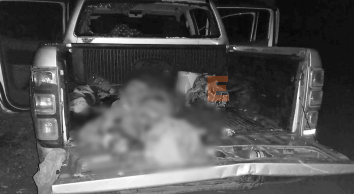 They find the body of a man in a raft van in Buenavista, Michoacán