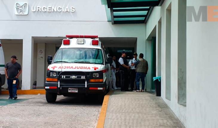 translated from Spanish: They hospitalize a peasant who was shot dead in Churintzio, Michoacán