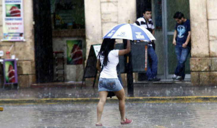 translated from Spanish: This day very heavy spot rains are foreseen in Guerrero, Oaxaca and Chiapas