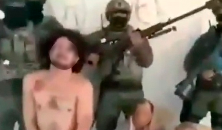 translated from Spanish: “Troop of Hell” records the moment when they behead three alleged CJNG members (Video)