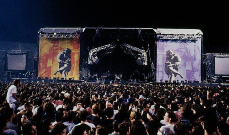 El polémico concierto de Guns N’ Roses en Chile