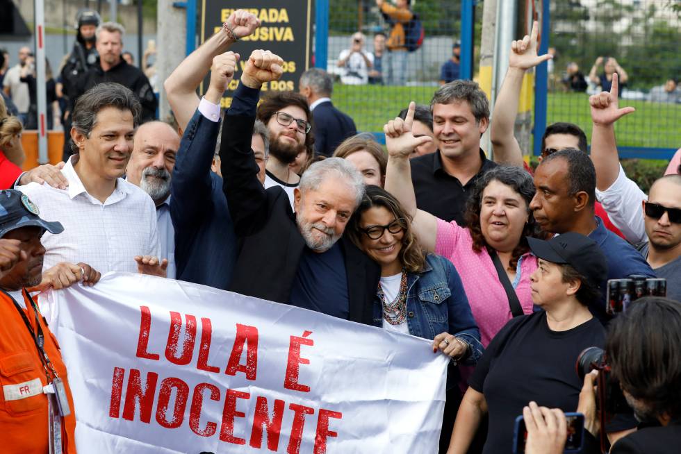 Justicia de Brasil dejó en libertad al ex presidente Lula da Silva