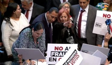 Rosario Piedra rinde protesta como titular de CNDH, entre jaloneos y gritos