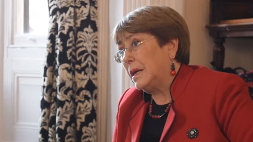 Bachelet and situation in Chile: "My previous judgment is that protocols are not being followed"