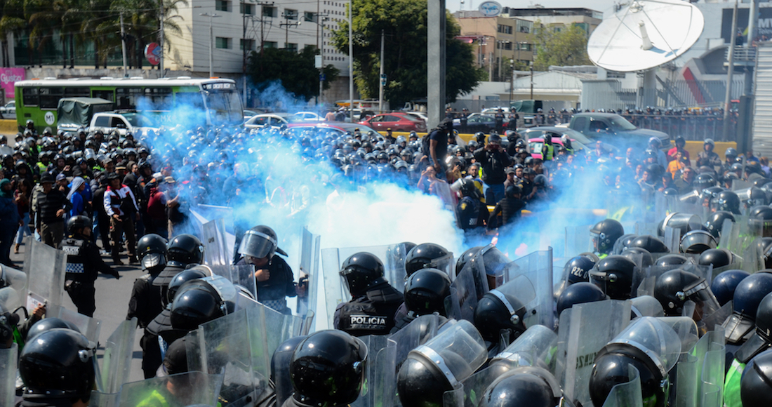 Confrontation between elements of the SSP and the Federal Police dissatisfied with their incorporation into the GN