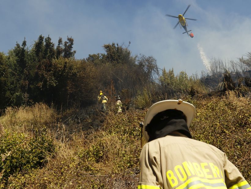 Onemi reported that there are 12 active fires nationwide