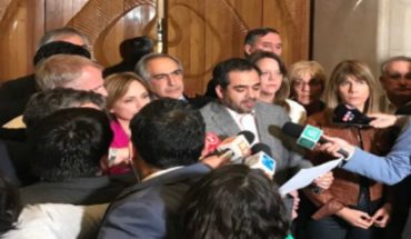translated from Spanish: Senators sign peace deal, DD. HH and public order calling for action from the government and the judiciary
