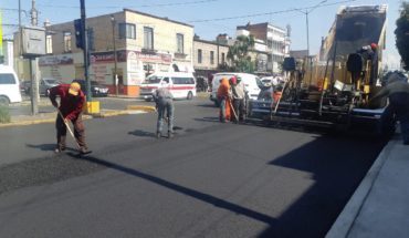 translated from Spanish: The Government of Morelia announces the re-enfolderment on Madero Avenue, between Journalismo and Calzada La Huerta