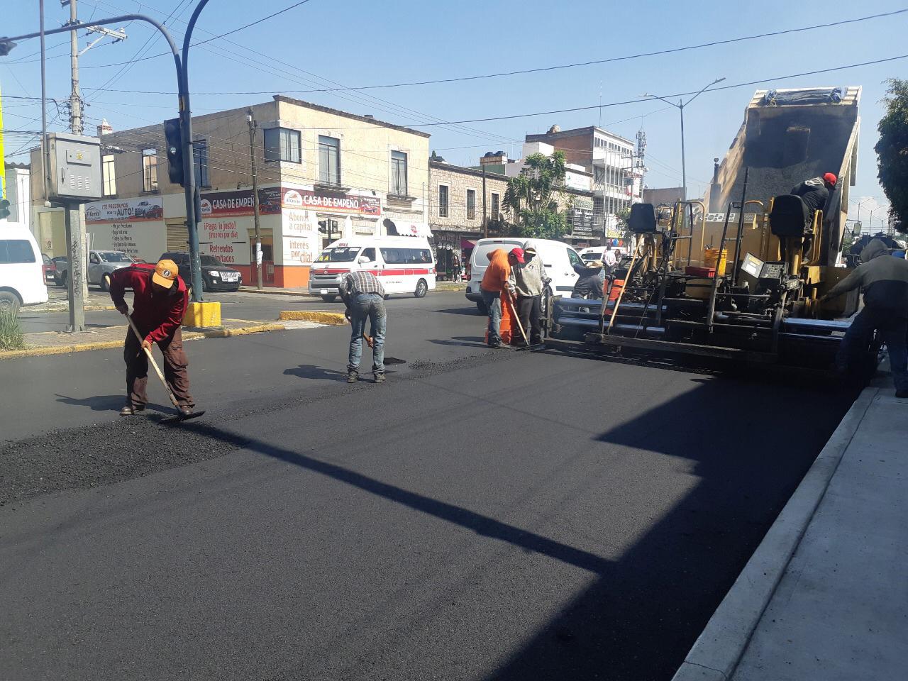 The Government of Morelia announces the re-enfolderment on Madero Avenue, between Journalismo and Calzada La Huerta