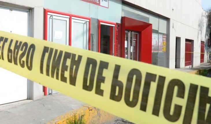 translated from Spanish: Violent theft at CDMX ATMs doubled in 2019