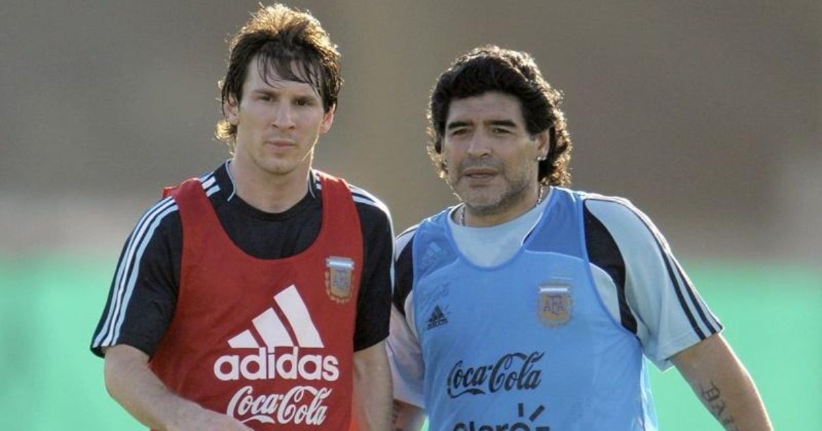 Maradona revela inédito episodio con Messi: "Lo vi llorar como un bebé en la ducha"