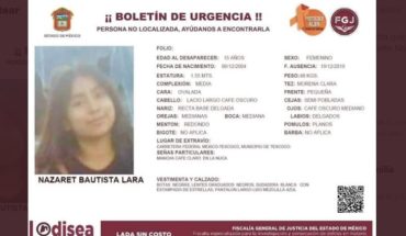 translated from Spanish: Authorities find the body of student Nazareth Baptist