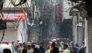 translated from Spanish: Impact in India: fire in a factory left 43 people dead