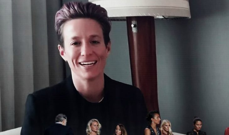 translated from Spanish: Megan Rapinoe and Leo Messi got the “Golden Ball”