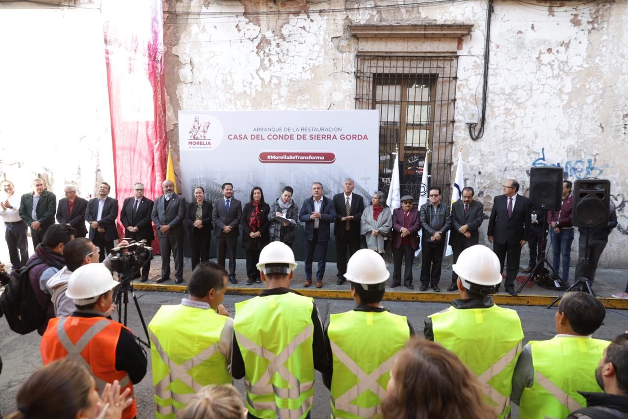 Morelia City Council begins restoration of historic building at the service of the P/E