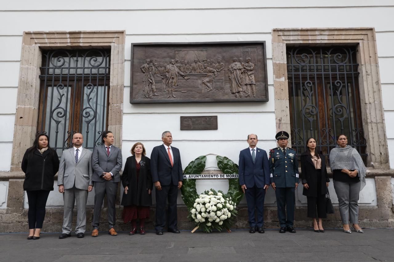 Morelia City Council commemorates the CCX Anniversary of the Valladolid Conspiracy