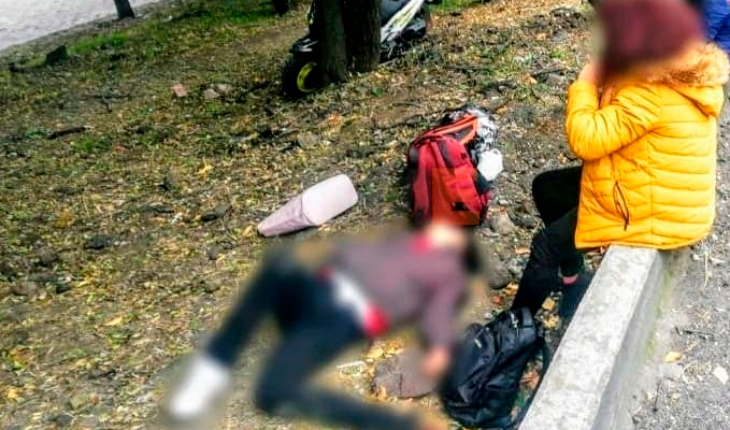 translated from Spanish: Motorcycle accident leaves 2 injured in Morelia peripheral, Michoacán