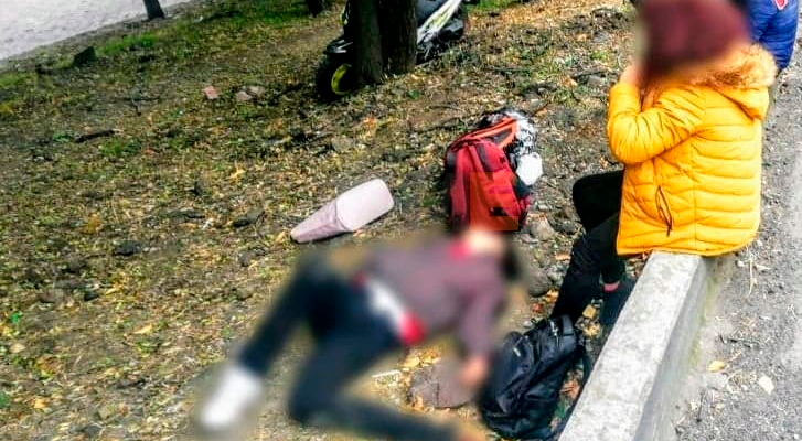 Motorcycle accident leaves 2 injured in Morelia peripheral, Michoacán