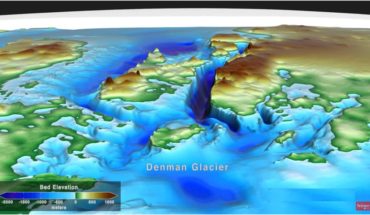 translated from Spanish: Study shows that the deepest place on earth, located under the Denman Glacier in East Antarctica
