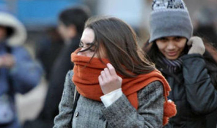 translated from Spanish: They forecast a drop in temperature for the Northern, Northeast, Eastern and Central States of the country