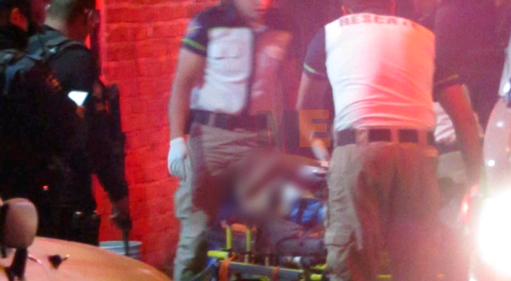 A subject nicknamed "La Nacha" was attacked in a shop in Zamora, Michoacán