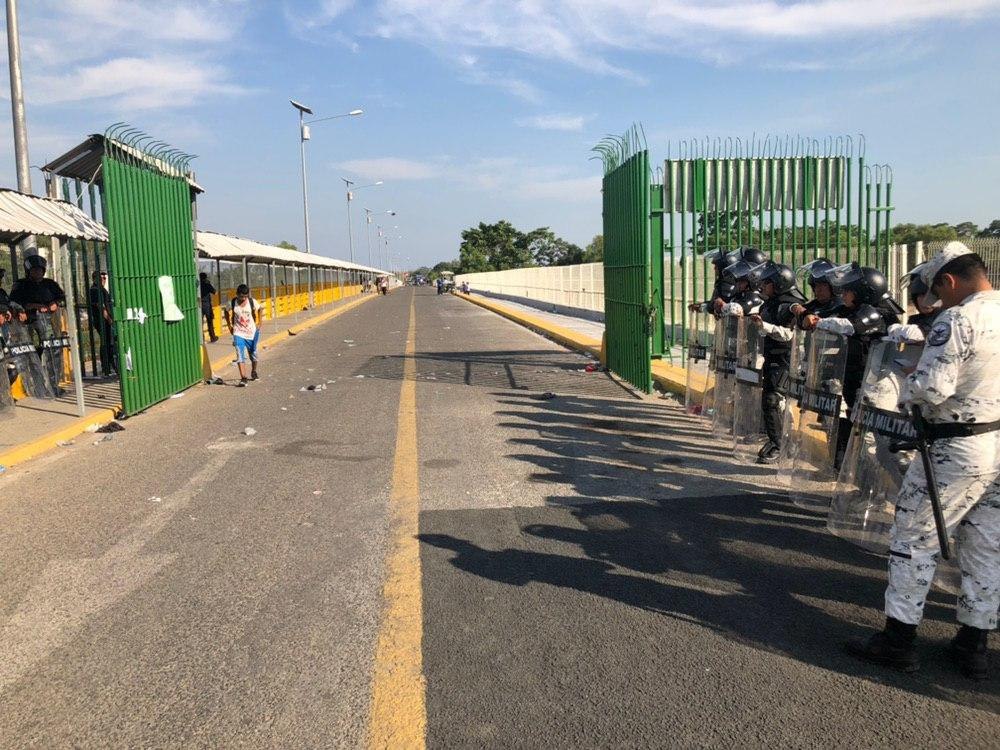 After 7 hours closed open border with Guatemala