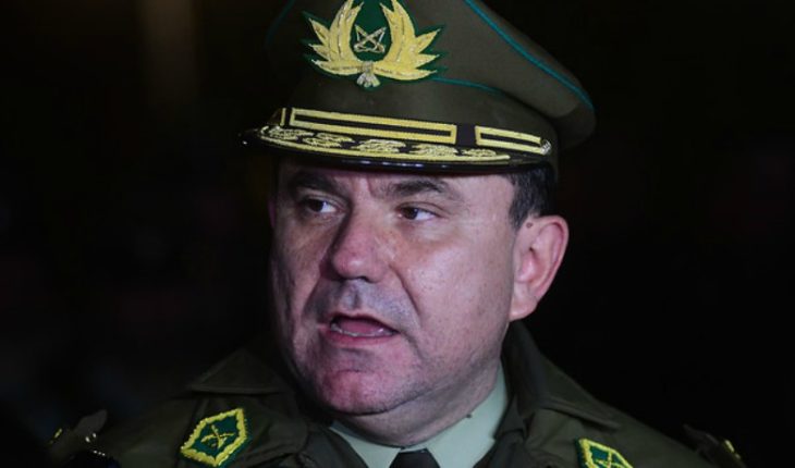 translated from Spanish: General Bassaletti for attacks on Carabineros police stations: “They obey evidently concerted actions”