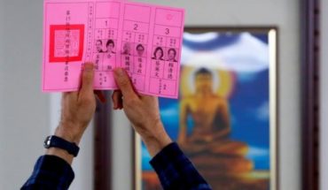 translated from Spanish: President Tsai holds Taiwan presidential election