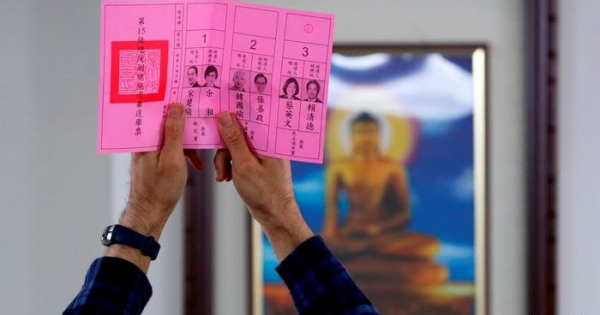 President Tsai holds Taiwan presidential election