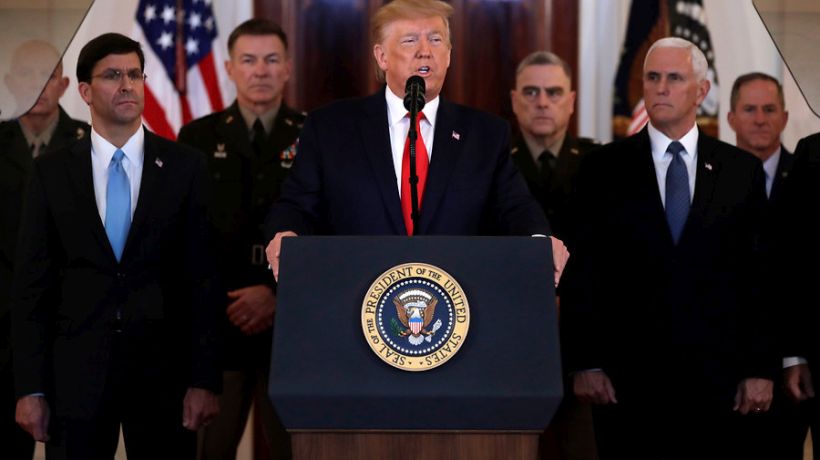 Trump reiterated defense of Soleimani's murder and called him "the world's number one terrorist".
